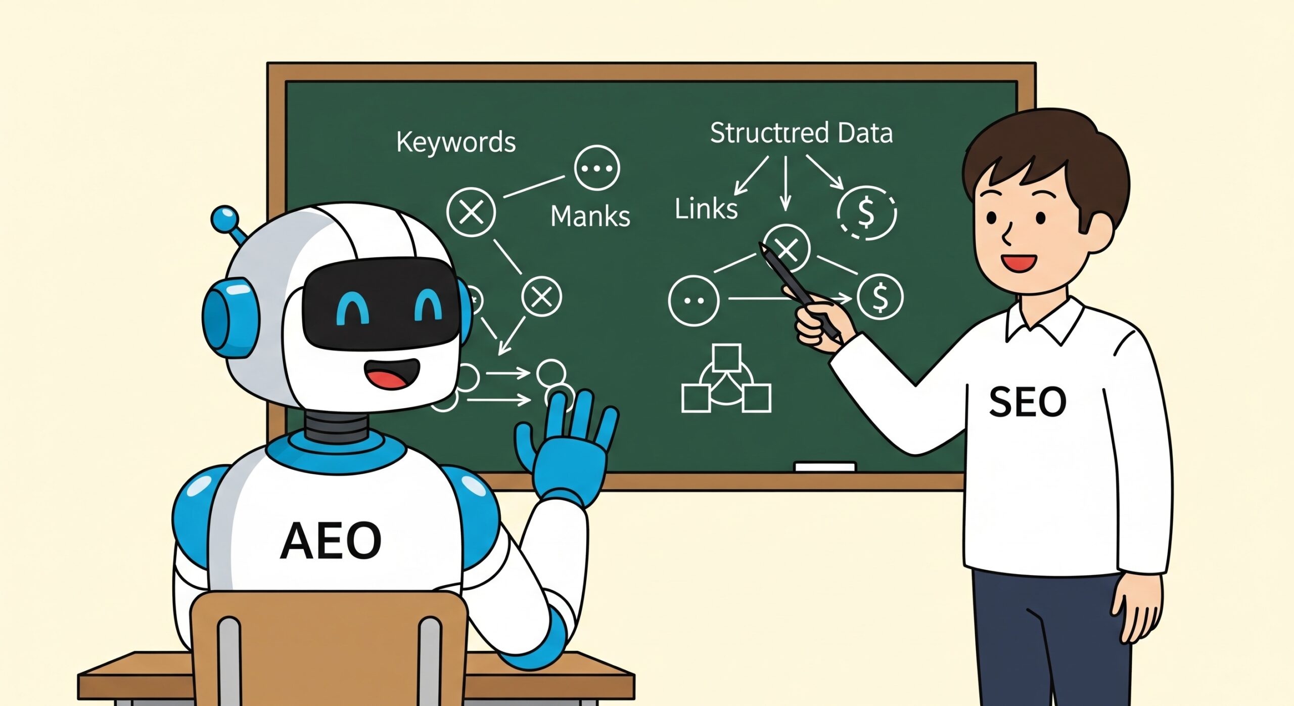 SEO Teaching AEO Bot