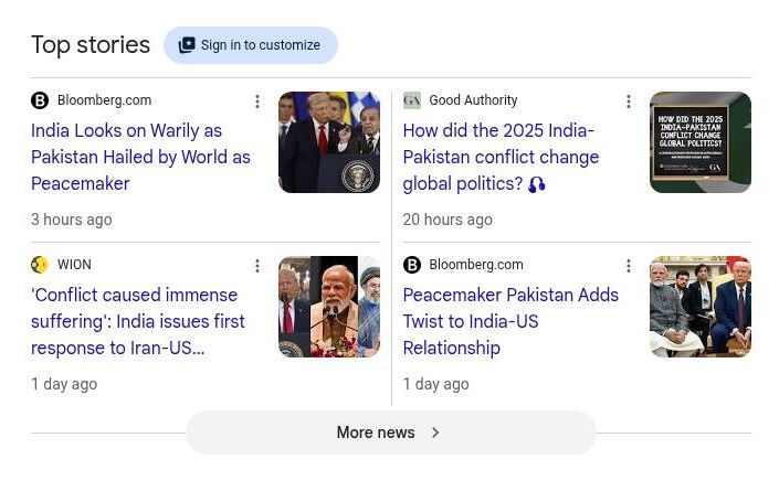 Good Authority in Top Stories for india pakistan news